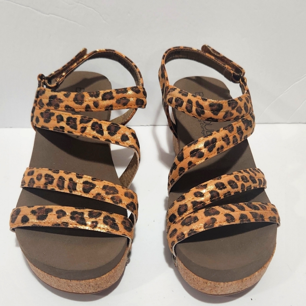 Leopard Wedge Sandles